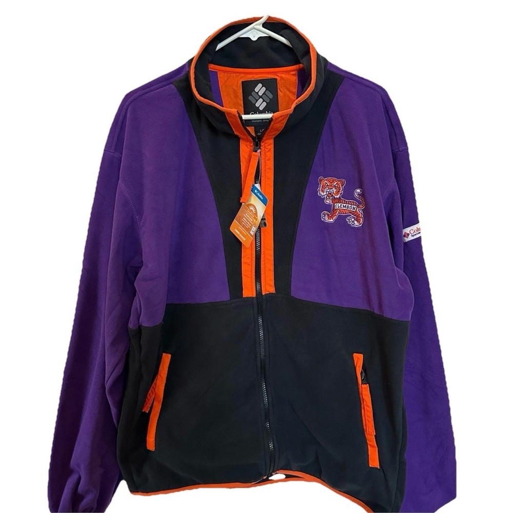 Columbia Clemson Tigers CLG Back Bowl Lightweight Fleece Jacket-Men’s L-Y2K